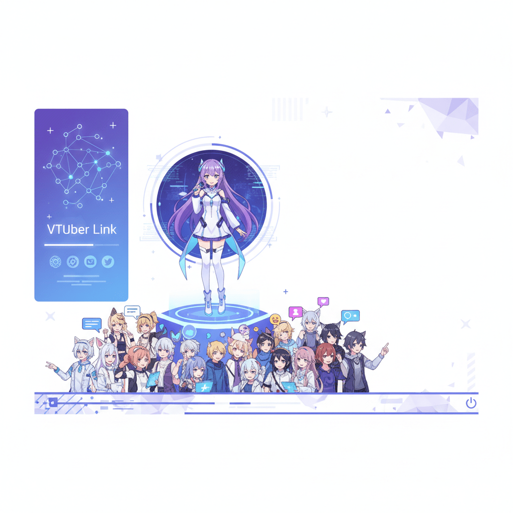VTuber在VRChat直播演唱會的互動圖
