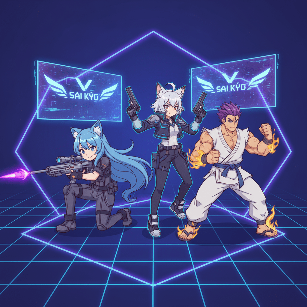 V最協決定戰VTuber電競賽事精選主圖，展示虛擬YouTuber角色競技Apex Legends與VALORANT