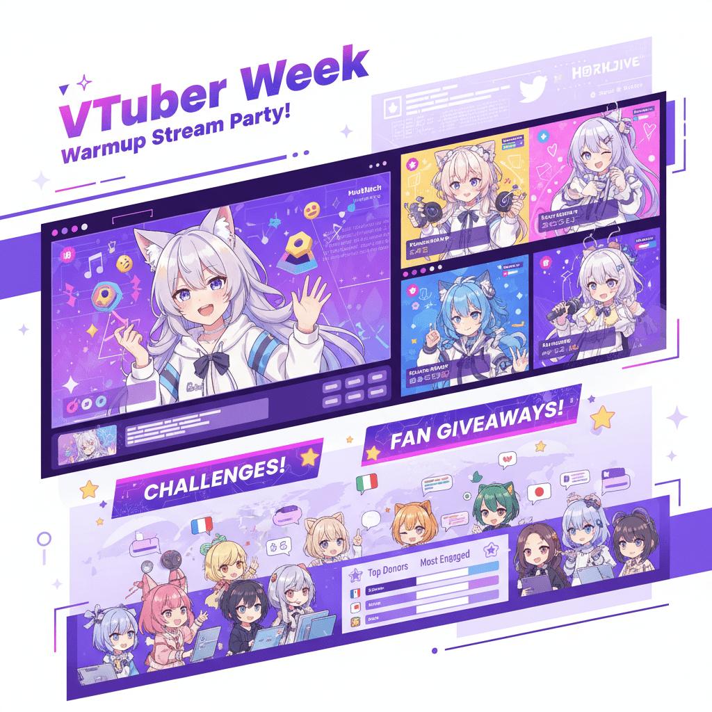 VTuber Week暖身活動全球推廣VTuber文化